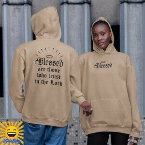 BLESSED ARE THOSE WHO TRUST IN THE LORD Fleece Pullover Hoodie